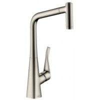 Смеситель для кухни hansgrohe Metris M71 319 мм выдвижной Г-излив 2 режима 14780800