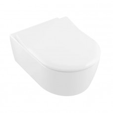 Унитаз подвесной Villeroy & Boch Avento безободковый с сиденьем SlimSeat микролифт 5656RS01 Унитаз подвесной Villeroy & Boch Avento безободковый с сиденьем SlimSeat микролифт 5656RS01