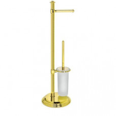 Стойка с аксессуарами Colombo Design Hermitage 73 см золото PVD матовое стекло B3318.HPS