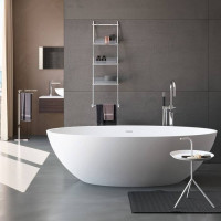 Ванна отдельностоящая Gruppo Treesse Carezza 180х85х52 см белый матовый V308BO
