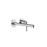 Смеситель для раковины Gessi Ingranaggio встраиваемый излив 194-214 мм внешняя часть хром 63583#031
