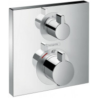Термостат hansgrohe Ecostat Square для 2 потребителей внешняя часть хром 15714000