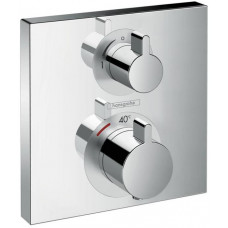 Термостат hansgrohe Ecostat Square для 2 потребителей внешняя часть хром 15714000