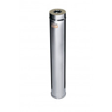 Труба сэндвич Ferrum 1.0 м 120/200 мм AISI 430 0.8 мм/нерж f4033
