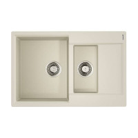 Кухонная мойка Omoikiri Daisen 78-2-PA Artgranit 78х51 см пастила 4993330