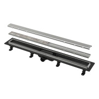 Душевой лоток Alca APZ20 Fit and Go 650 мм с порогами и двухсторонней решеткой APZ20-650