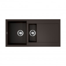 Кухонная мойка OMOIKIRI Sakaime 100-2 ES Tetogranit 100x50 см espresso 4997219 Кухонная мойка OMOIKIRI Sakaime 100-2 ES Tetogranit 100x50 см espresso 4997219