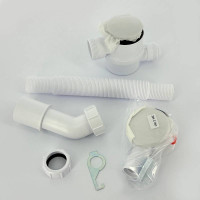 Слив-перелив для ванны McAlpine MRB11-MBL 330-700х34 мм матовый черный MRB11-MBL