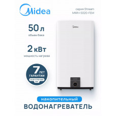 Водонагреватель накопительный электрический Midea Stream 50 л MWH-5020-FEM