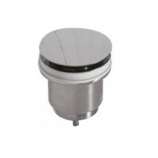 Донный клапан GSI FI012CR Push-open с металлической крышкой хром FI012CR