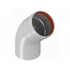 Колено дымохода Royal Thermo 80 мм 45° MF RTE 01.012 Колено дымохода Royal Thermo 80 мм 45° MF RTE 01.012