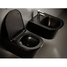 Биде подвесное Boheme Avva 35.5х53 см черный 974-B