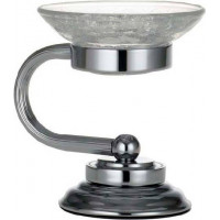 Мыльница Boheme Murano настольная 11.5х12х14.5 см хром 10910-CR