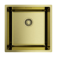 Кухонная мойка Omoikiri Tadzava 44-U/I Ultra-LG 44x44 см светлое золото 4993264