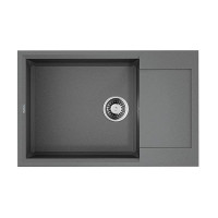 Кухонная мойка Omoikiri Sakaime 78-LB-GR Tetogranit 78x50 см leningrad grey 4993555