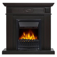 Портал для электрокамина Firelight Bianco Classic черная эмаль НС-1536141