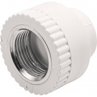 Муфта комбинированная Thermolight PP-R 20x3/4 ВР белая 1620497