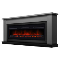 Портал для электрокамина Firelight Canto Long графит/черный НС-1644504