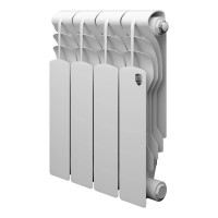 Радиатор биметаллический Royal Thermo Revolution B 350 4 секции боковое подключение 1682414