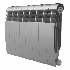 Радиатор биметаллический Royal Thermo BILINER 350 Silver Satin 8 секций боковое подключение НС-1682250 Радиатор биметаллический Royal Thermo BILINER 350 Silver Satin 8 секций боковое подключение НС-1682250