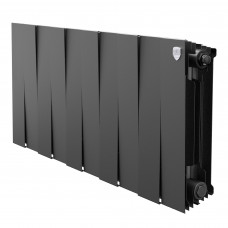 Радиатор биметаллический Royal Thermo PianoForte 300 Noir Sable 10 секций боковое подключение НС-1682350 Радиатор биметаллический Royal Thermo PianoForte 300 Noir Sable 10 секций боковое подключение НС-1682350