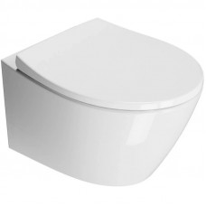 Унитаз подвесной безободковый GSI Modo Swirlflush 520x370 мм белый глянцевый 9816FR511 Унитаз подвесной безободковый GSI Modo Swirlflush 520x370 мм белый глянцевый 9816FR511