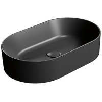 Раковина накладная GSI KUBE X 600х370х130 мм Ardesia 9458PVC26