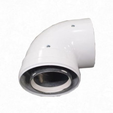 Отвод коаксиальный 90° Baxi диам. 80/125 мм KHG 71414051 Отвод коаксиальный 90° Baxi диам. 80/125 мм KHG 71414051