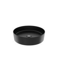 Раковина накладная Creavit LOOP 45 см черный матовый LP145-00SM00E-0000