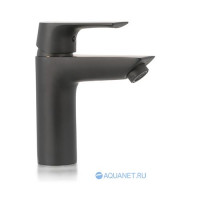 Смеситель для умывальника Aquanet Static черный матовый AF330-10B