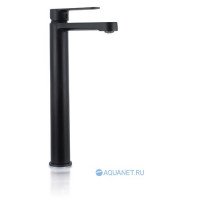 Смеситель для умывальника Aquanet Passion высокий черный матовый AF300-11B