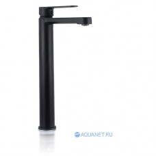 Смеситель для умывальника Aquanet Passion высокий черный матовый AF300-11B