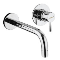 Смеситель для раковины Margaroli Moderna 2002 настенный хром RU2002AA01CR