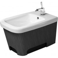 Биде напольное Duravit Esplanade 450x650 мм белый/дуб 2262100000