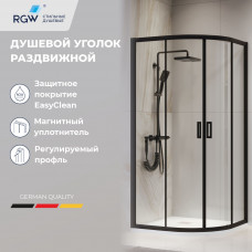 Душевой уголок RGW Passage PA-52B 900x900 мм черный 03085299-14 Душевой уголок RGW Passage PA-52B 900x900 мм черный 03085299-14