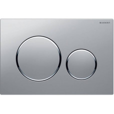 Клавиша смыва Geberit Sigma20 двойной смыв матовый хром 115.882.JQ.1