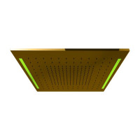Верхний душ Gessi Colour 50х50 см потолочный Gold PVD 57997#246