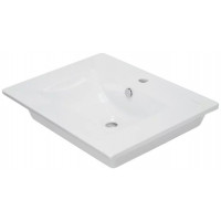 Раковина мебельная Sanita Luxe Quadro 60 610х471х164 мм WB.FN/Quadro/60-C/WHT.G/S