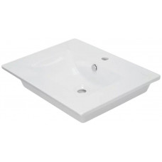 Раковина мебельная Sanita Luxe Quadro 60 610х471х164 мм WB.FN/Quadro/60-C/WHT.G/S
