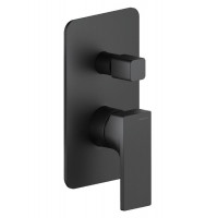 Смеситель для ванны Nobili Seven SE124100BM комплект матовый черный SE124100BM