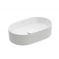 Раковина накладная Villeroy & Boch Collaro 560х360х145 мм CeramicPlus альпийский белый 4A1956R1
