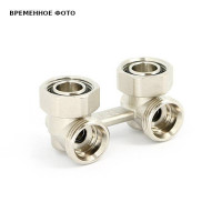 Узел радиаторный прямой Uni-Fitt 3/4 x 3/4 EK со встроенными вентилями 192N3021