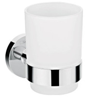 Стакан для зубных щеток Hansgrohe Logis Universal подвесной хром/белый 41718000