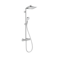 Душевая система Hansgrohe Crometta E 240 1jet Showerpipe с термостатом хром 27271000