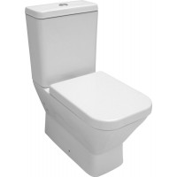 Унитаз напольный Serel Diagonal DG02SL с тонким сиденьем микролифт DG02SL