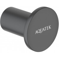 Крючок для ванной Aquatek Lira матовый черный AQ4401MB
