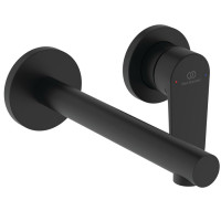 Смеситель для раковины Ideal Standard Ceralife O настенный излив 18 см черный матовый BE019XG