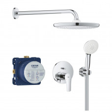 Душевой набор GROHE Eurosmart с верхним душем Tempesta 250 хром 25288000