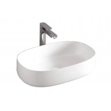 Раковина накладная Artceram Cognac 550x350x145 мм Saniglaze Glossy White COL0030134