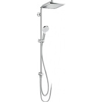 Душевая система hansgrohe Crometta E 240 1jet Showerpipe Reno EcoSmart 27289000